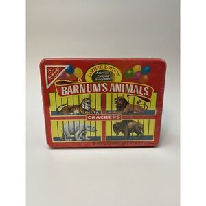 VTG NOS Nabisco Barnum's Circus Animal Crackers Cookie Tin 1989 SEALED LTD. ED.